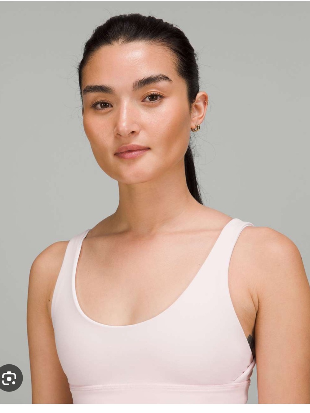 Light Pink Women's Scoop Neck Bralette